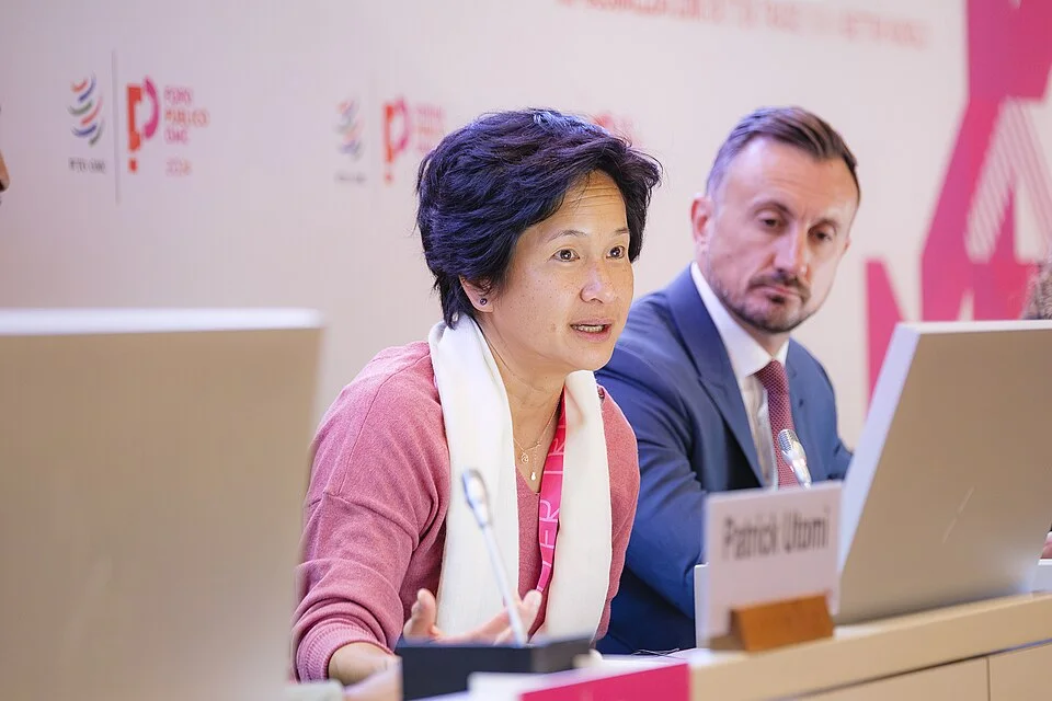WTO session on digitalisation and inclusive global trade; an illustrative policy-discussion context.