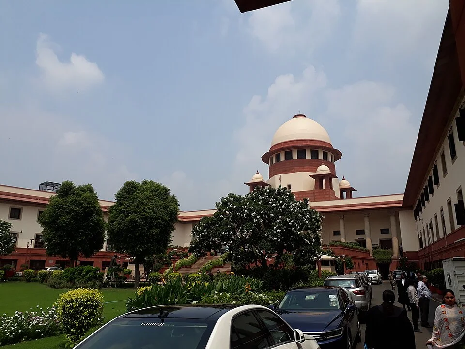 Supreme Court of India premises, New Delhi, as identified in the image metadata.