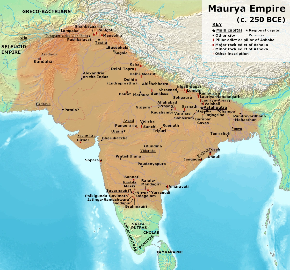 Mauryan Empire around 250 BCE during Ashoka’s reign: a date-specific historical reconstruction.