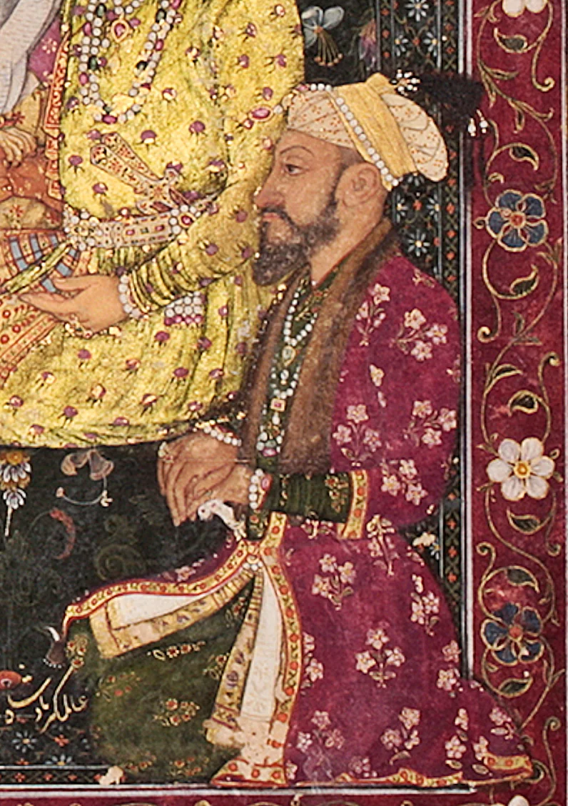 Aurangzeb in a Mughal dynastic manuscript, India, circa 1707–12, Khalili Collection.