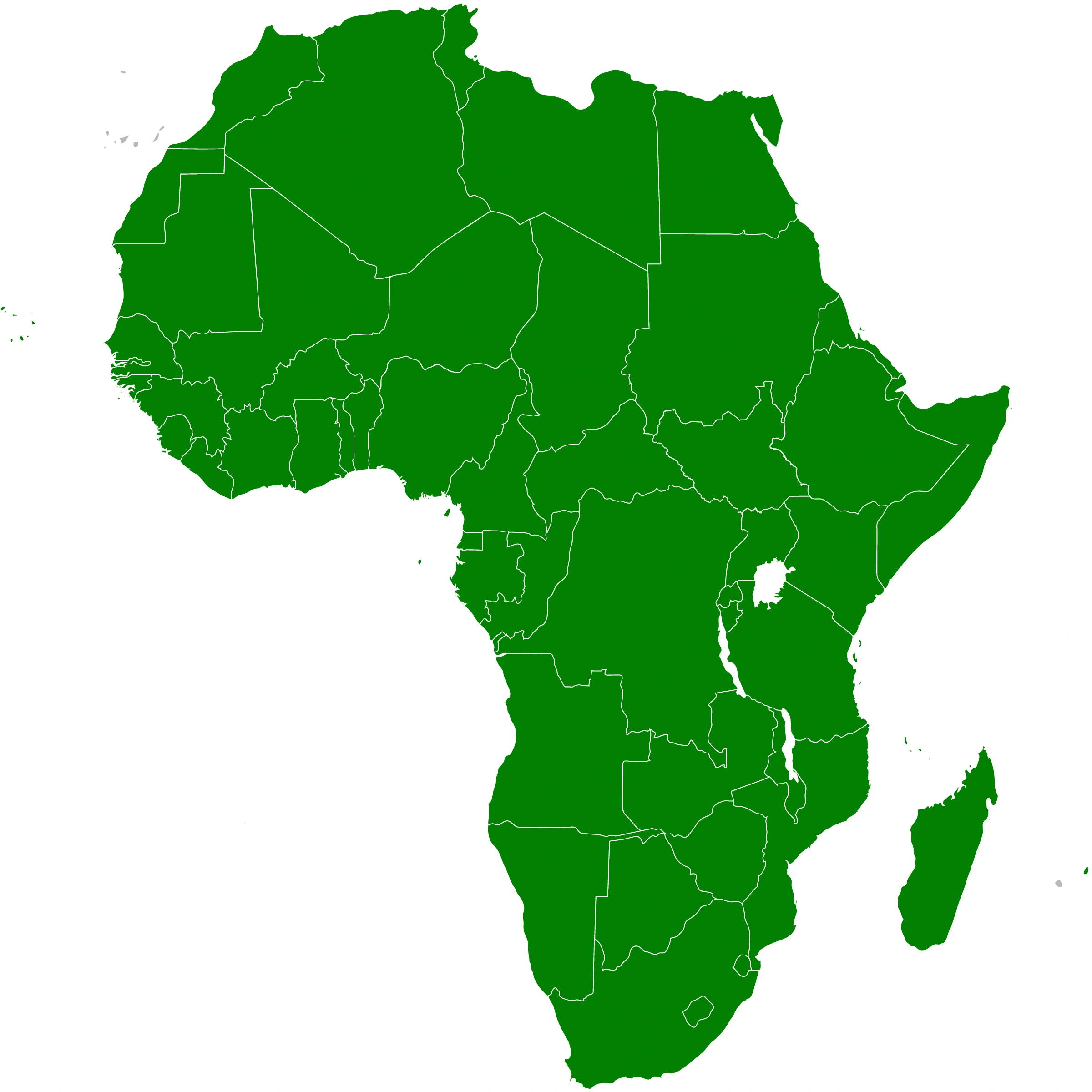 African Union geographic context: locate the Sahel, Horn of Africa and major African regions; verify current membership and suspensions separately.