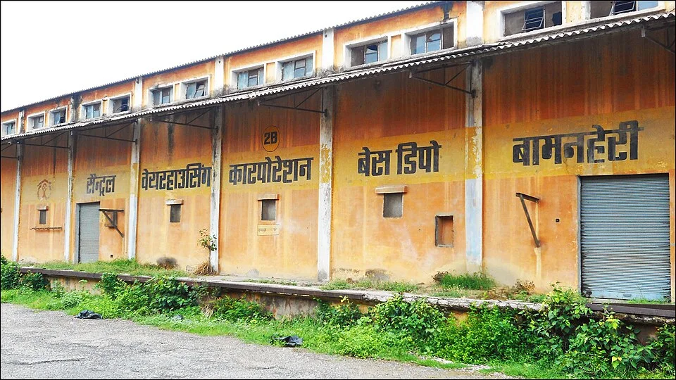 CWC godown at Bamanheri, Muzaffarnagar, identified in the metadata as operated by FCI for foodgrain storage.