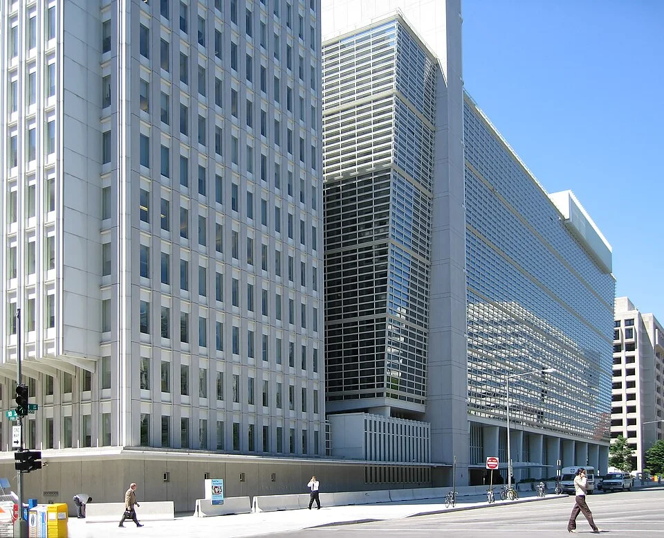 World Bank building in Washington, DC; institutional context for development lending.
