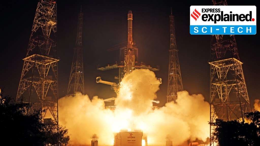 Reference image of an ISRO NavIC satellite, not a photograph of the planned NVS-03 launch. NVS-03 could help restore standalone positioning after successful orbital deployment and commissioning.
