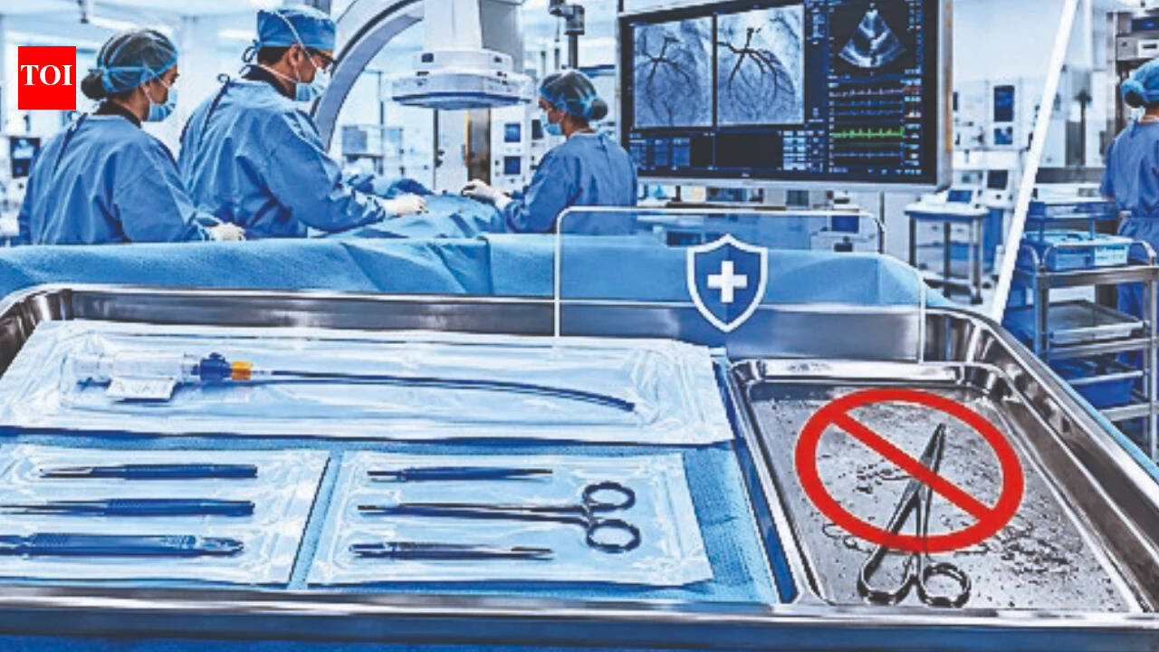Reference image for reporting on single-use medical devices, not a photograph of the reported directive. The issue links patient safety, hospital compliance and safe biomedical-waste management.